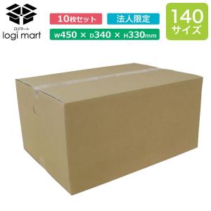 NO.340 ダンボール 段ボール 140サイズ(600×440×300)10枚