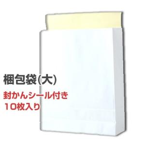 宅配袋 梱包用袋 小 500枚 無地 白 横260 奥行80 高さ320 梱包袋 梱包