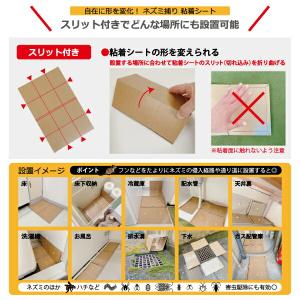 ネズミ捕り 粘着シート 20枚セット ネズミ被...の詳細画像5