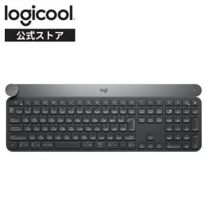 ロジクール キーボード ワイヤレス 無線 KX1000s bluetooth CRAFT Unifying Windows Mac ワイヤレスキーボード 薄型 スペースグレー 国内正規品