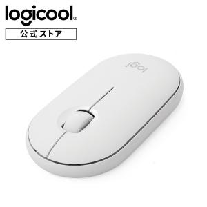 ロジクール ワイヤレスマウス M350 無線 マウス Pebble 薄型 静音 ワイヤレス iPad OS SE-M350OW ホワイト 国内正規品
