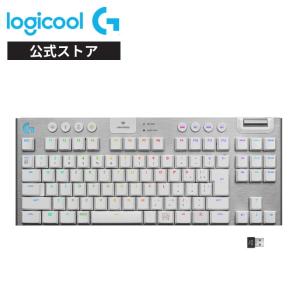 ゲーミング キーボード Logicool G G913 TKL タクタイル テンキーレス ホワイト LIGHTSPEED ワイヤレス 無線 静音 日本語配列 G913-TKL-TCWH 正規品｜logicool