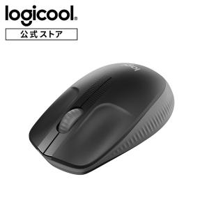 マウス ロジクール ワイヤレスマウス フルサイズ M190BK 左右対称 無線 USB windows mac chrome M190 ブラック 正規品