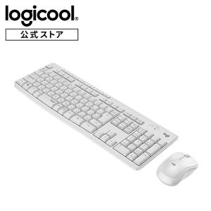 キーボード マウス ロジクール ワイヤレスマウス キーボード セット MK295OW 静音 防水 無線 USB接続 Unifying非対応 オフホワイト MK295 正規品