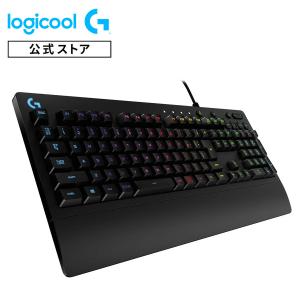 ゲーミング キーボード Logicool G 有線 G213r パームレスト 日本語配列 メンブレン キーボード 静音 LIGHTSYNC RGB ライトエントリー モデル 正規品