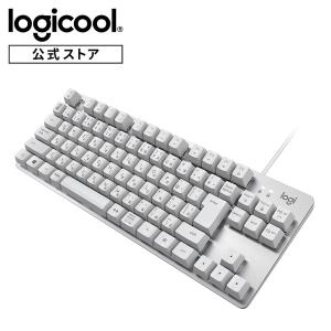 ロジクール 有線 メカニカルキーボード K835OWB 青軸 クリッキー テンキーレス メカニカル キーボード 有線 有線キーボード K835 オフホワイト 国内正規品