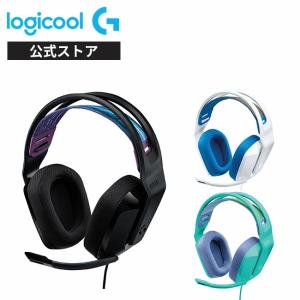 Logicool G ゲーミングヘッドセット G335 有線 2.1ch ステレオ 3.5mm 軽量 フリップミュート マイク PS5 PS4 PC Switch Xbox スマホ G335BK ブラック 国内正規品