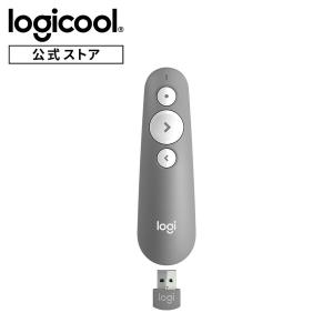 ポインター ロジクール R500s R500sMG 無線 レーザーポインター ワイヤレス プレゼンター bluetooth USB ミッドグレー 正規品