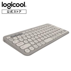 ワイヤレスキーボード ロジクール K380GY Bluetooth 薄型 小型 グレージュ windows mac iPad  iPhone Android 正規品 2年間無償保証