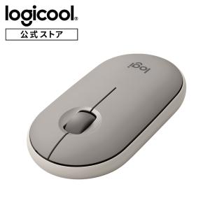 ワイヤレスマウス ロジクール Pebble M350GY bluetooth 薄型