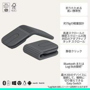 ワイヤレスマウス 折りたたみ式 ロジクール M...の詳細画像1