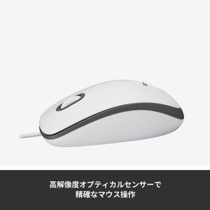 マウス 有線マウス ロジクール M100n 左...の詳細画像4