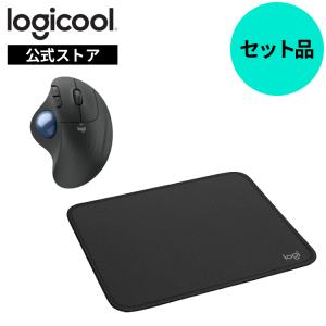 お得なセット ロジクール ワイヤレス トラックボール マウス + マウスパッド M575SP + MP10GR