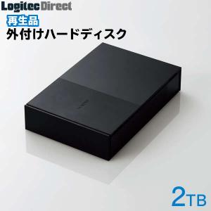 ELECOM TV向け外付けハードディスク 2TB 再生品  ELD-GTV020UBK-YY