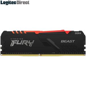 キングストン Kingston FURY デスクトップPC用メモリ 16GB 3200MHz DDR4 CL16 DIMM FURY Beast RGB KF432C16BBA-16