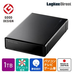 外付け HDD ハードディスク 据え置き 1TB テレビ録画 パソコン PS4 / PS5 対応 3.5インチ Windows11 USB3.1(Gen1) / USB3.0 ロジテック LHD-ENA010U3WS