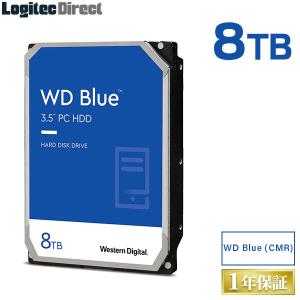 WD Blue（CMR）WD80EAZZ 内蔵ハードディスク HDD 8TB 3.5インチ 保証・無償ソフト付 ウエデジ LHD-WD80EAZZ ロジテック｜logitec