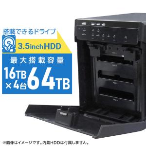 HDDケース 4台 搭載可 4BAY 3.5イ...の詳細画像1
