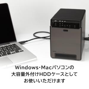HDDケース 4台 搭載可 4BAY 3.5イ...の詳細画像3