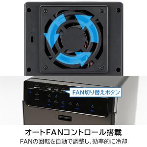 HDDケース 4台 搭載可 4BAY 3.5イ...の詳細画像4