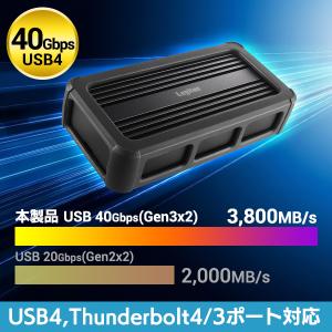 USB 4 SSD ケース 外付け M.2 N...の詳細画像1
