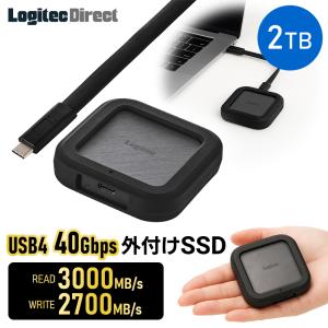 Logitec LMD-PBT020U4CBK 2TB 外付けSSD Amazon | ロジテックダイレクト USB4 SSD 外付け 2TB USB 40Gbps