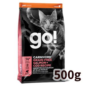 ゴー GO SOLUTIONS キャットフード サーモンアンドタラレシピ 猫用 500g ペット ペ...