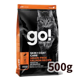 ゴー GO SOLUTIONS キャットフード 皮膚アンド被毛ケアキャット 猫用 500g ペット ...