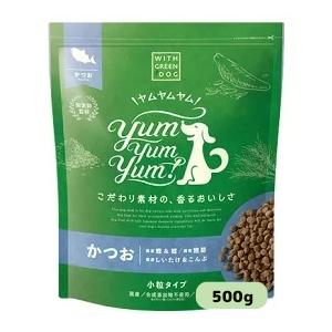 ウィズ・グリーンドッグ ヤムヤムヤム かつお ドライタイプ 犬用 500g