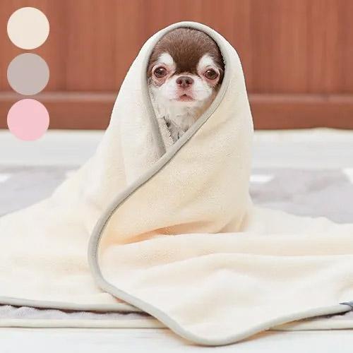 kuPla kuPla クプラクプラ ワンちゃんおもいのタオル 犬用 Sサイズ アイボリー/グレー/...