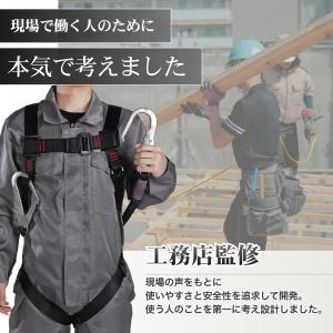 フルハーネスセット (シングルランヤード伸縮式...の詳細画像1