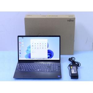 きれい 4K 有機EL WA-X/F1 Core i7 1165G7 16GB SSD Office BD 15インチ Windows11 富士通 LIFEBOOK ノートパソコン 管理V07｜logworldshop