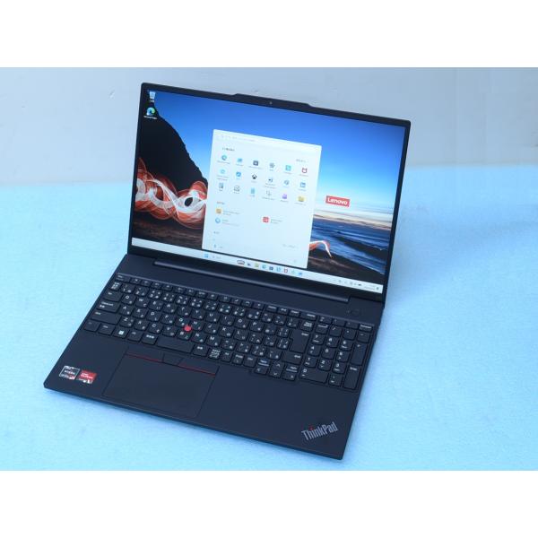 ほぼ未使用16インチThinkPad E16 Gen1 Ryzen5-7530U 16GB SSD5...