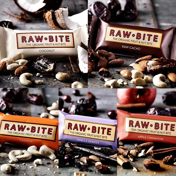 オーガニック・ローバイト RAW・BITE 5点セット バニラベリー アップルシナモン カカオ カシ...
