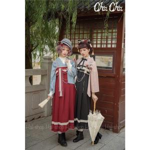 NyaNya 和風 ロリータ ロング丈ジャンパースカート