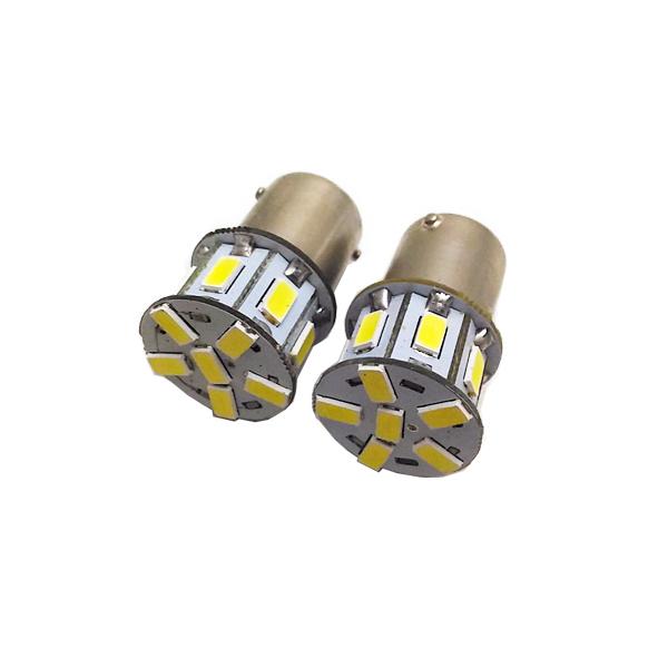 【12v車 24v車兼用】S25シングル球 180度ピン(BA15S) 5630SMD13連 LED...