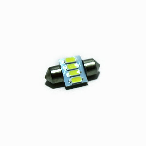 【ハイブリッド車対応】T8x28mm 5630SMD4連 無極性 長寿命 LED ラゲッジ カーゴラ...