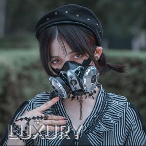 スチームパンクマスク steampunk シルバー 小物 雑貨 コスプレ