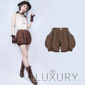 ロリータファッション steampunk ショートパンツ ゴスロリ