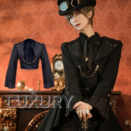 ロリータ服 ロリータファッション ショートジャケット 春秋 Steampunk スチームパンク アウ...