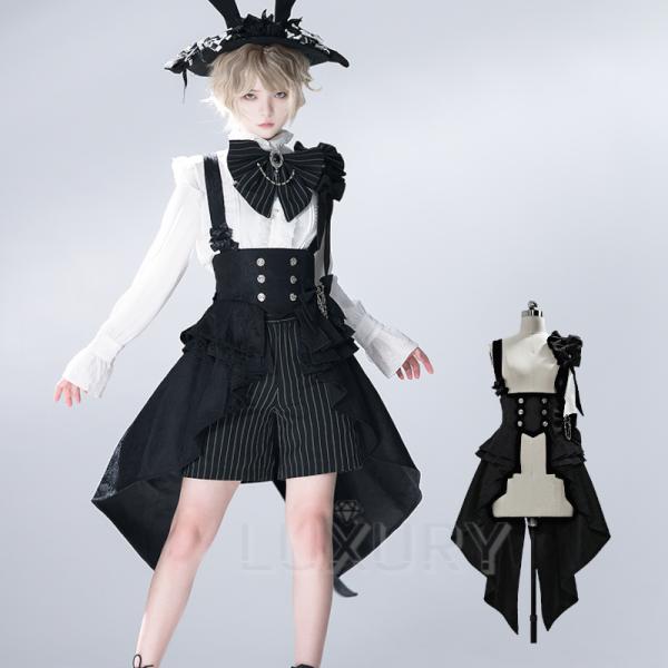 コルセット princess Chronicles 【130日後に発送】 ゴシック 男装 サスペンダ...