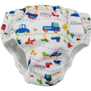 水遊び用パンツ 乗り物柄 ベビースイミング 水あそびパンツ