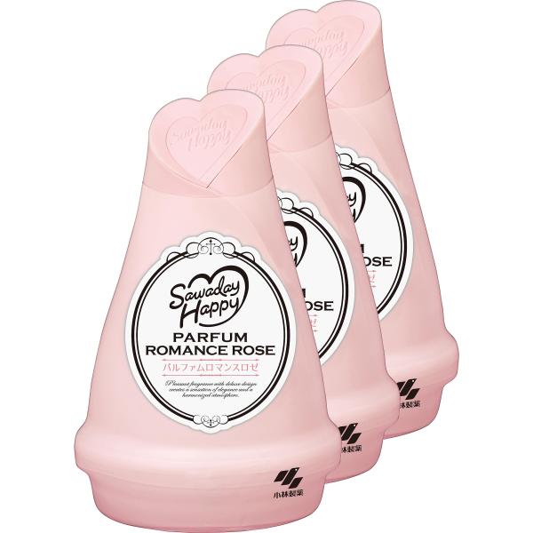 サワデーハッピー 【まとめ買い】 消臭芳香剤 部屋用 パルファム・ロマンスロゼ