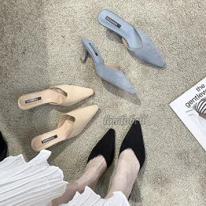 レディース ポインテッドトゥ パンプスサンダル