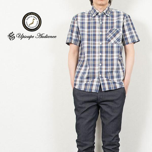 半袖 ボタンダウンシャツ ワイドスプレッド WIDE SPREAD B.D SHIRT オーディエン...