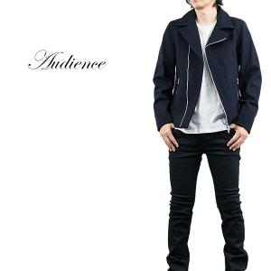 Schott◇×HTC/ウールメルトンダブルライダースジャケット/スタッズ/USA