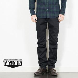 BIG JOHN ハイパワーストレッチ スリムテーパードジーンズ ビッグジョン STRETCH SLIM TAPERED JEANS BJM-105F-BK01｜london-game