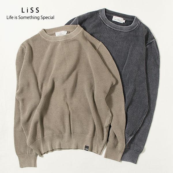 メッシュ編みニット MESH KNIT メンズ LiSS
