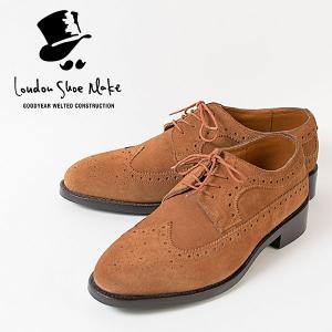 ウィングチップ 革靴 フルブローグ FULL BROGUE LEATHER SHOE グッドイヤーウェルト製法 TAN｜london-game