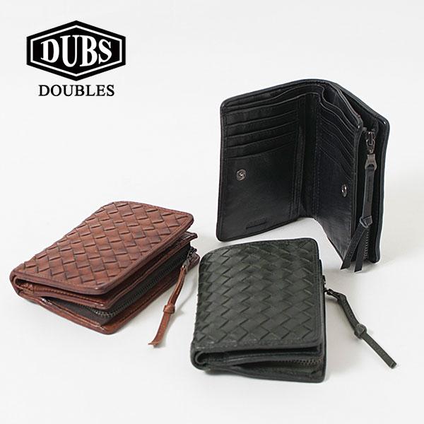 二つ折り財布 本革 レザーウォレット LEATHER WALLET ダブルス DOUBLES ハーヴ...
